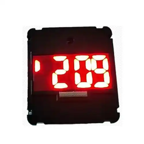 Red DUXERIT Tactus Electronic Watch Motus